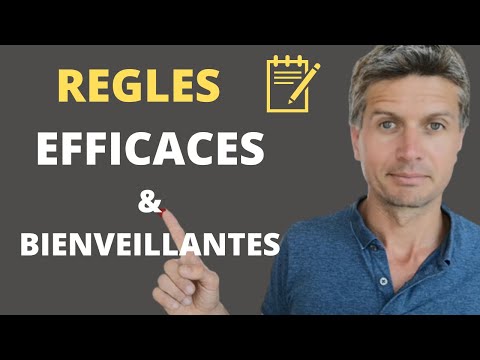 Règles de la maison.Exemple à imprimer et explications.