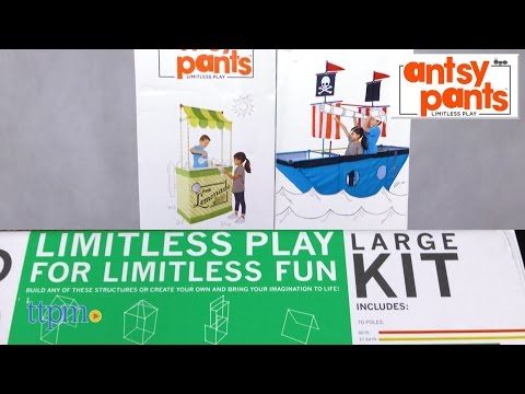 Build & Play Large Kit, Pirate Ship Fabric Cover & Lemonade Stand Fabric Cover from Antsy Pants