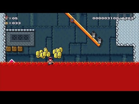 45 Story Mode ~ Lava Rising for Agent 1 - Super Mario Maker 2 - No Commentary 1bu
