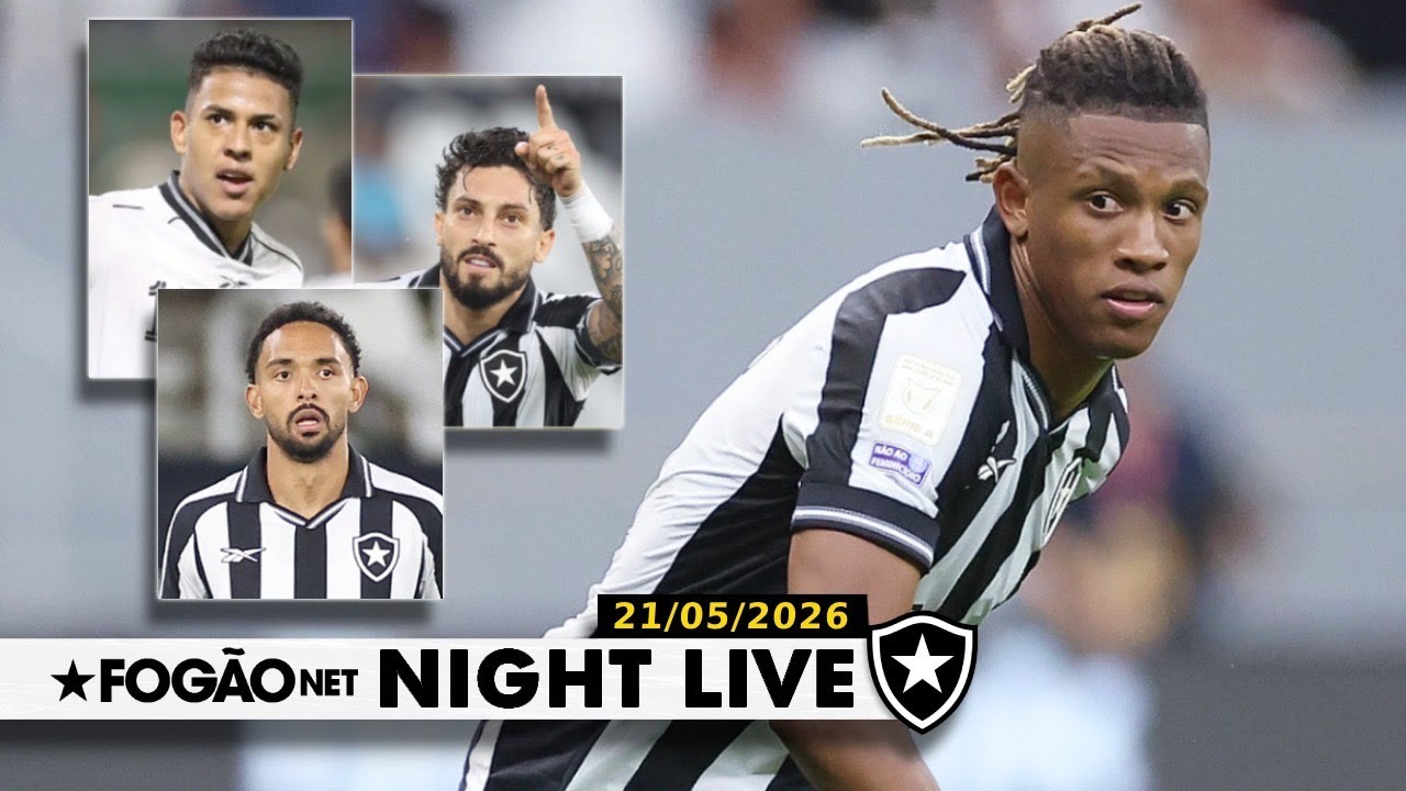 NIGHT LIVE | Botafogo começa movimentações no mercado da bola; Danilo volta aos treinos