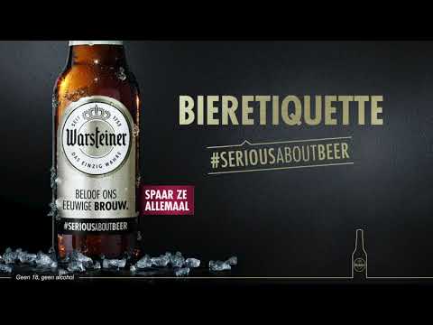 Warsteiner Bieretiquette flessen - Spaar ze allemaal!