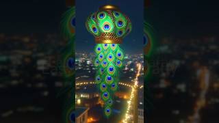 Download lagu 🦚 I Made a Peacock Lantern for Diwali | Most Beautiful Diwali Lantern Idea 2025 | Easy Craft #shorts mp3