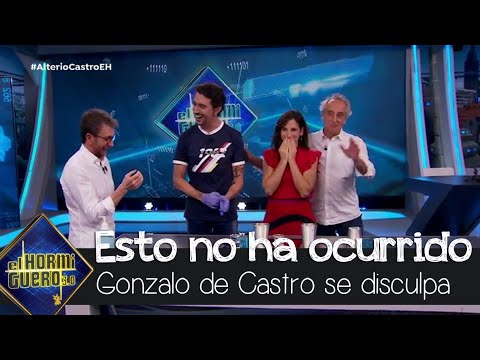 Gonzalo de Castro pide disculpas tras 'destrozar' el truco de magia de Marron - El Hormiguero 3.0