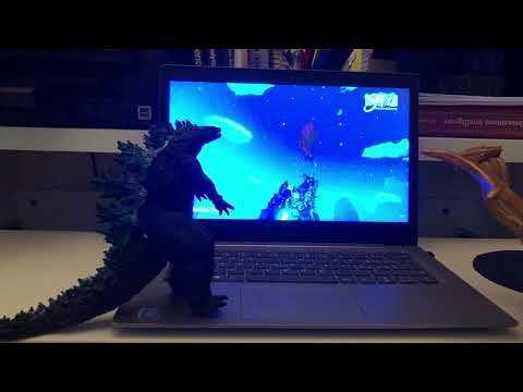 Godzilla and Ghidorah React to Baby King Ghidorah, Mecha Godzilla vs Rodan - Animation 8