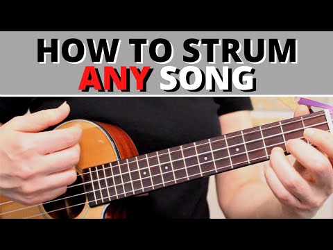 How to Strum Any Song on Ukulele with EASY Beginner Strumming Patterns!
