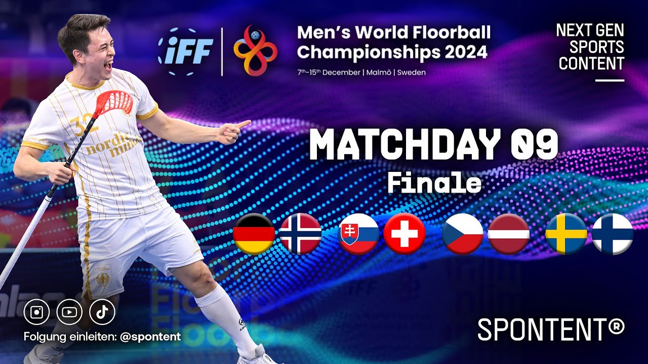 Floorball | Matchday 09 | Finale | Men's World Floorball Championships 2024