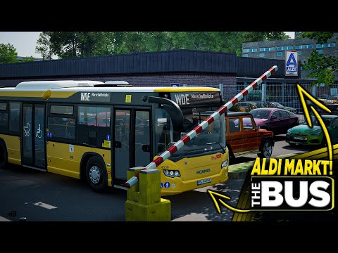 The Bus 2021 Gameplay 1.7 BETA  - ALDI MARKT To Marschallbrücke! | Thrustmaster T300RS