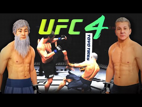 Old Bruce Lee vs. Bruce Buffer - EA sports UFC 4