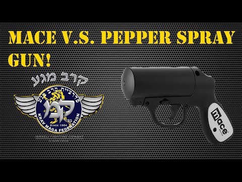 Krav Maga - Mace vs Pepper Spray Gun
