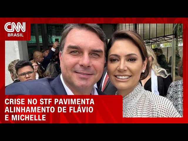 Crise no STF muda relação entre Flávio e Michelle? | BASTIDORES CNN