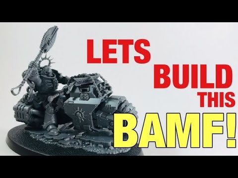 Ep 002: Warhammer 40,000:  Primaris Chaplain on Bike Build