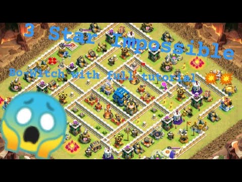 Th11 Max Bo-Witch with full tutorial.. And How to Funnel, take troops at Core (Easy Attack Strategy)