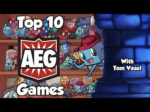 Top 10 AEG Games - with Tom Vasel