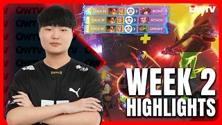 Best plays from OWCS Korea Week 2 | Feat. Stalk3r, Shu, Viol2t and more