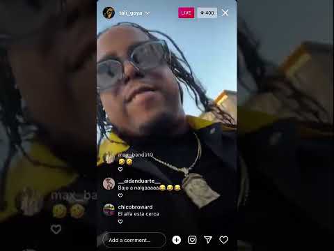 Tali Goya beefing with Coyote 63 mans Makaveli while he selling lean outside in the bronx ig live