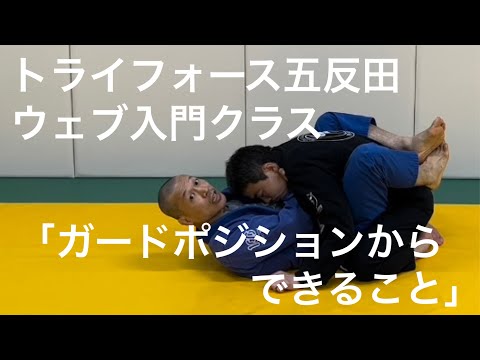 トライフォース五反田ウェブ入門クラス　第3回「ガードポジションからできること」