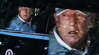 Trump photographed with “dementia face”