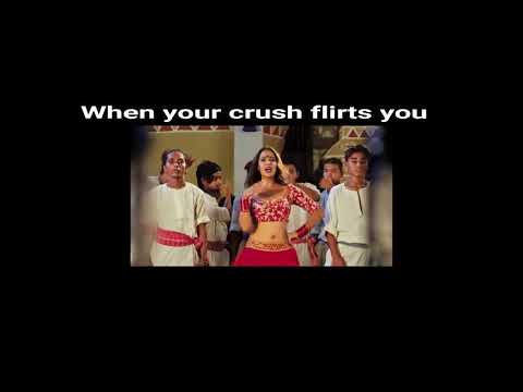When your crush flirts you|girl|fateko jutta| priyanka karki