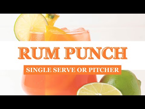 Quick Rum Punch Recipe (Single Serve or Pitcher!)