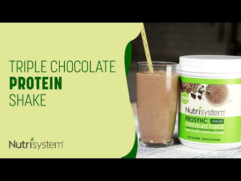 Triple Chocolate Protein Shake - Nutrisystem Recipe