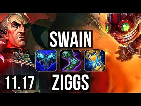 SWAIN & Nautilus vs ZIGGS & Trundle (ADC) | Rank 2 Swain, 13/4/13 | EUW Grandmaster | v11.17