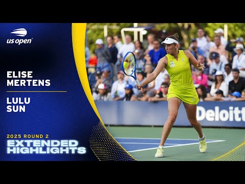 Elise Mertens vs. Lulu Sun Extended Highlights | 2025 US Open Round 2