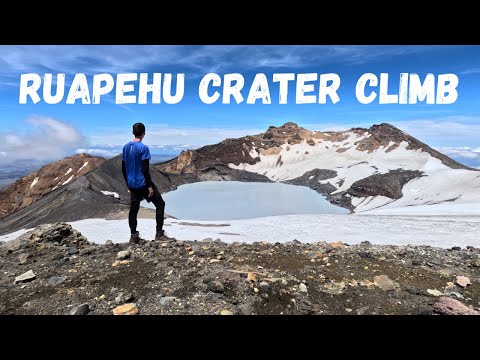 Ruapehu Crater Lake Climb