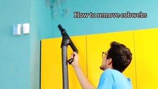How to remove cobwebs and dust from high ceilings / cleaning hacks/ Hacks