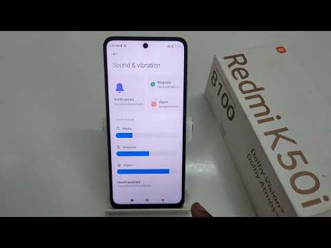 how to sound and vibration settings Redmi K50i | Redmi K40s me sound and vibration kaise set kare