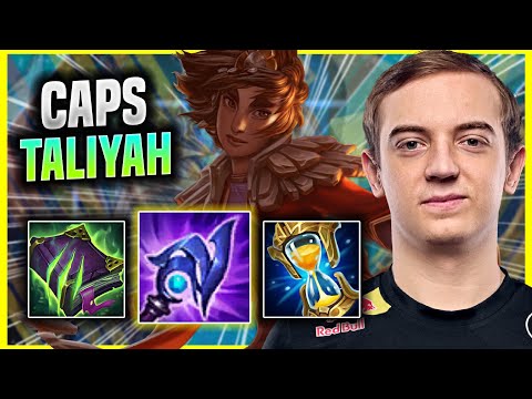 CAPS IS A GOD WITH TALIYAH! - G2 Caps Plays Taliyah MID vs Syndra! | Patch 11.22