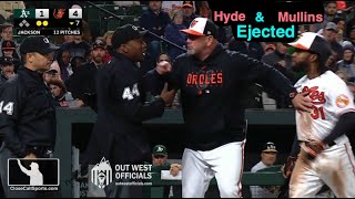 E7-8 - Malachi Moore Ejects Cedric Mullins & Brandon Hyde After Strikeout in Baltimore