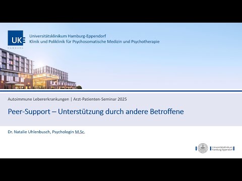 Peer-Support - Unterstützung durch andere Betroffene (Dr. Natalie Uhlenbusch)