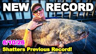 New Record Catfish SHATTERS Previous Record Flathead Catfish by 30 POUNDS!