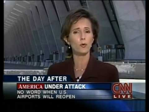 CNN 9/11 LIVE TV Coverage (9/12/01) 12:30 P.M - 12:45 P.M
