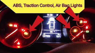 2017 Volkswagen Jetta 1.4l ABS, Traction Control, and Airbag Light? U0121,u1121,01044, 01315,b101b15