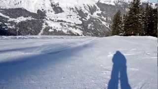 preview picture of video 'Lauberhornabfahrt *** Lauberhorn downhill Wengen'