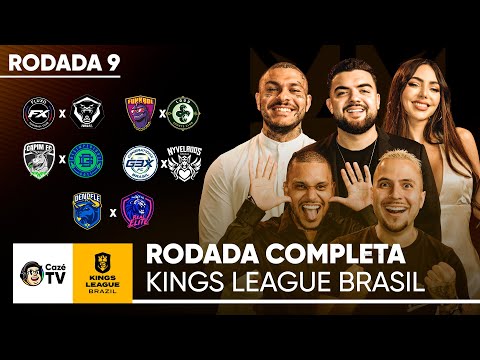 9ª RODADA COMPLETA: KINGS LEAGUE BRASIL | FLUXO X FURIA, FUNKBOL X LOUD, DENDELE X REAL ELITE E MAIS