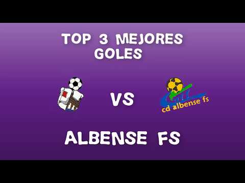 TOP 3 MEJORES GOLES VS ALBENSE FS| PABLO15FS