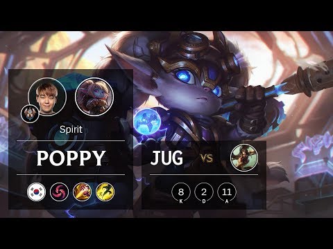 Poppy Jungle vs Nidalee - KR Challenger Patch 9.24