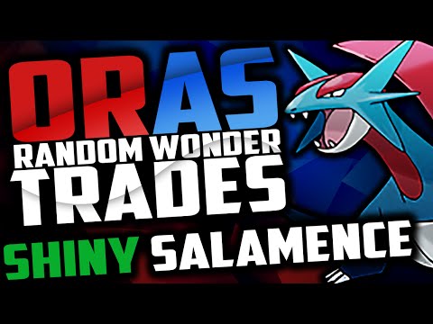 SHINY MEGA SALAMENCE - Pokemon Omega Ruby and Alpha Sapphire WONDER TRADES - Wonder Trade Wednesday