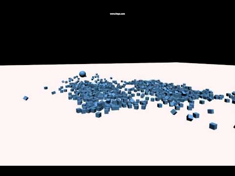 Concurrent Java Physics Engine Tech Demo