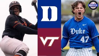 #7 Duke vs #23 Virginia Tech Highlights (INCREDIBLE!) | 2024 College Baseball Highlights