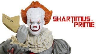 NECA It 2017 Pennywise Movie Broken Action Figure Toy Review