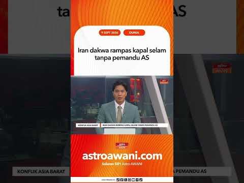 Iran dakwa rampas kapal selam tanpa pemandu AS