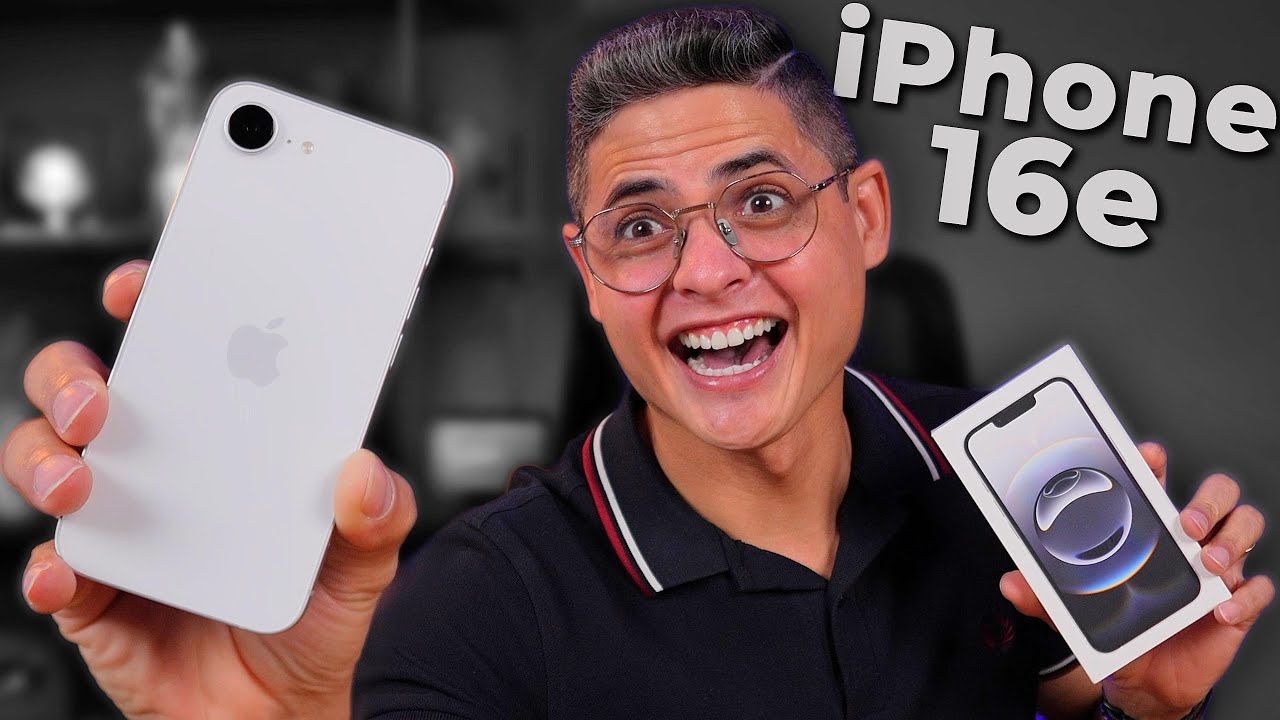 ELE CHEGOU! iPhone 16e parecendo um CELULAR ANTIGO? Unboxing e Impressões