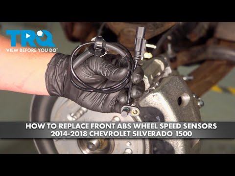 How to Replace Front ABS Wheel Speed Sensors 2014-2018 Chevrolet Silverado 1500