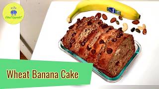 Wheat Banana cake # banana bread# wheat bread# Beginner&#39;s easy baking recipe# cake recipe#