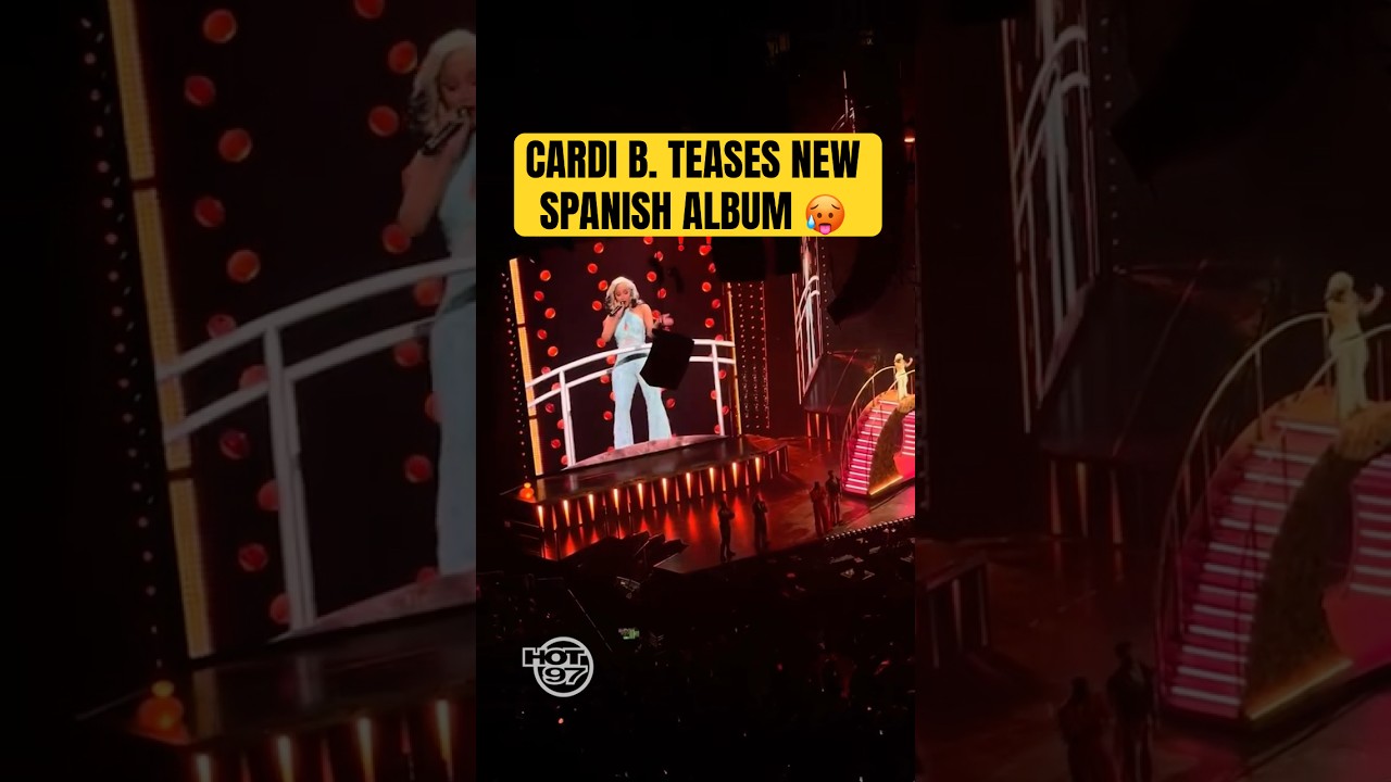 Cardi B's Spanish Album Tease😮‍💨 #cardib #morningswithmero