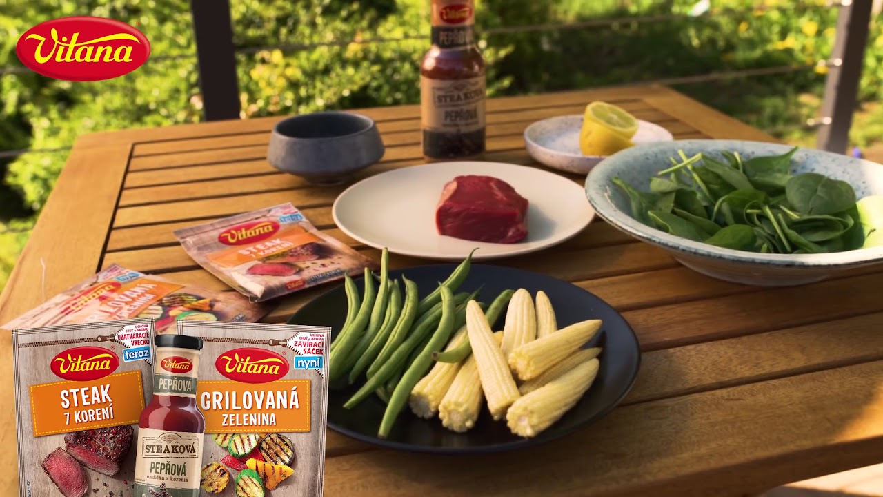 Grilujeme s Vitanou - steak s fazuľkami