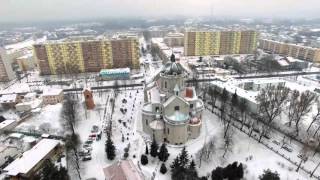 Kościół św. Stanisława Włocławek w zimowej aurze